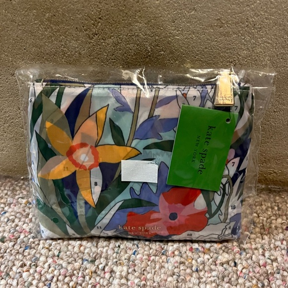 🆕 Kate Spade Paint by Numbers Floral Reusable Shopper Tote - Picture 2 of 6